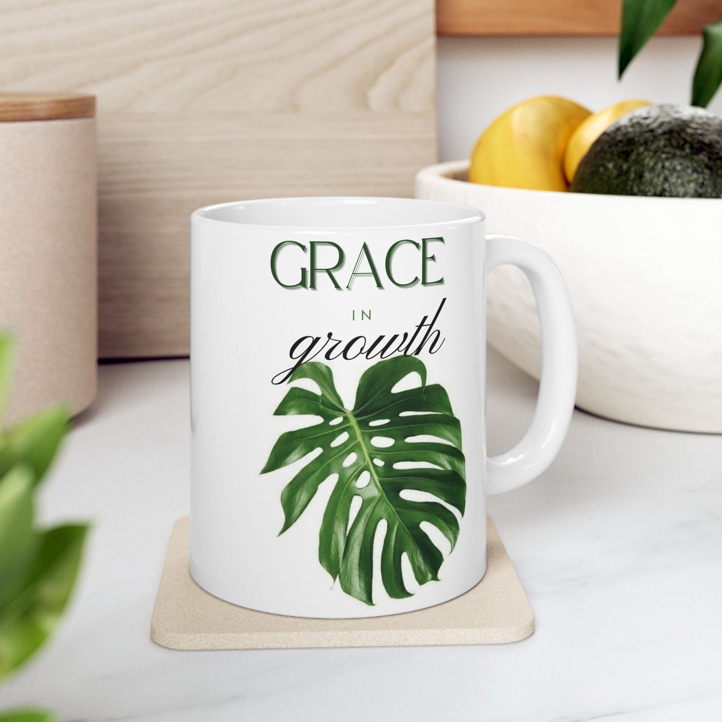 “Grace in Growth” Ceramic Mug