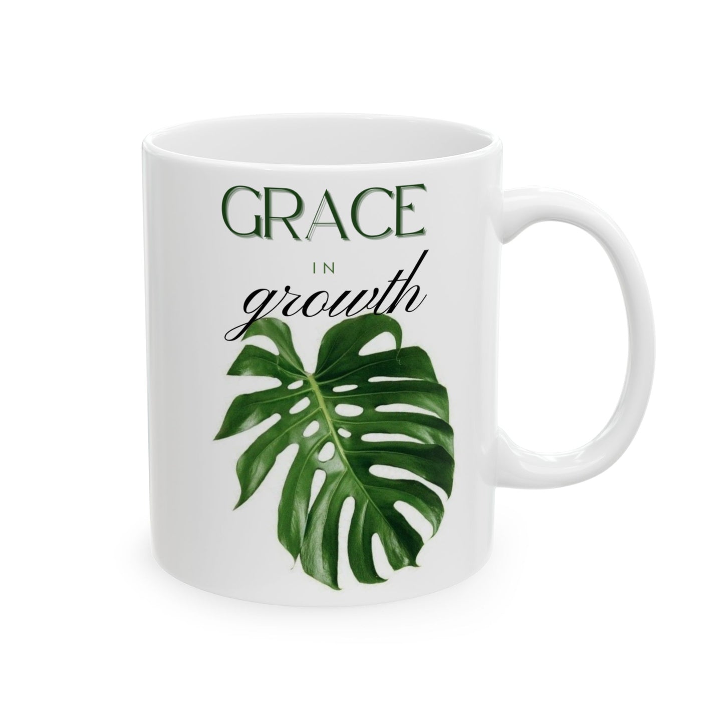 “Grace in Growth” Ceramic Mug